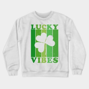 Lucky Vibes - Shamrock Symbol Crewneck Sweatshirt